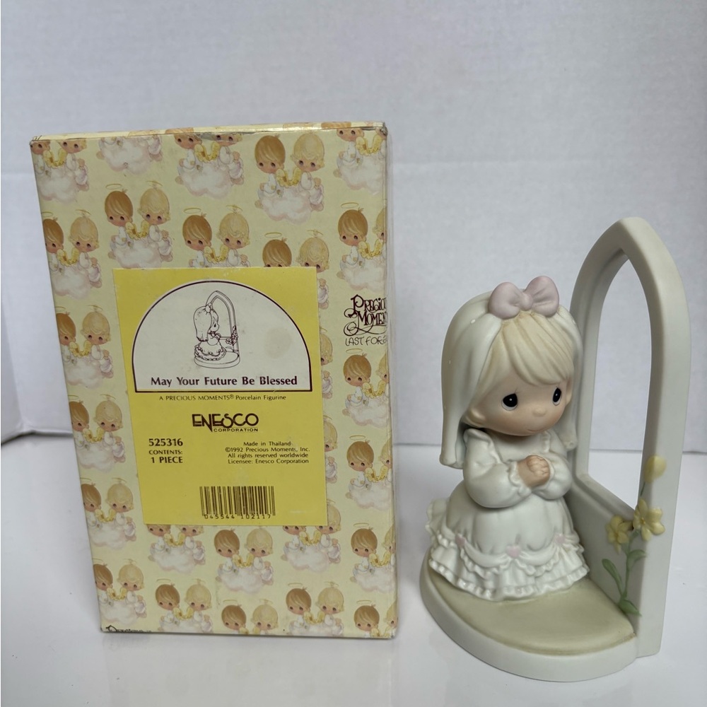 Precious Moments – “May Your Future Be Blessed” (1992) Figurine w/ Original Box